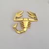 1pcs 3D metal forAbarth logo car Fender emblem Side Rear trunk badge sticker Decal Auto accessories