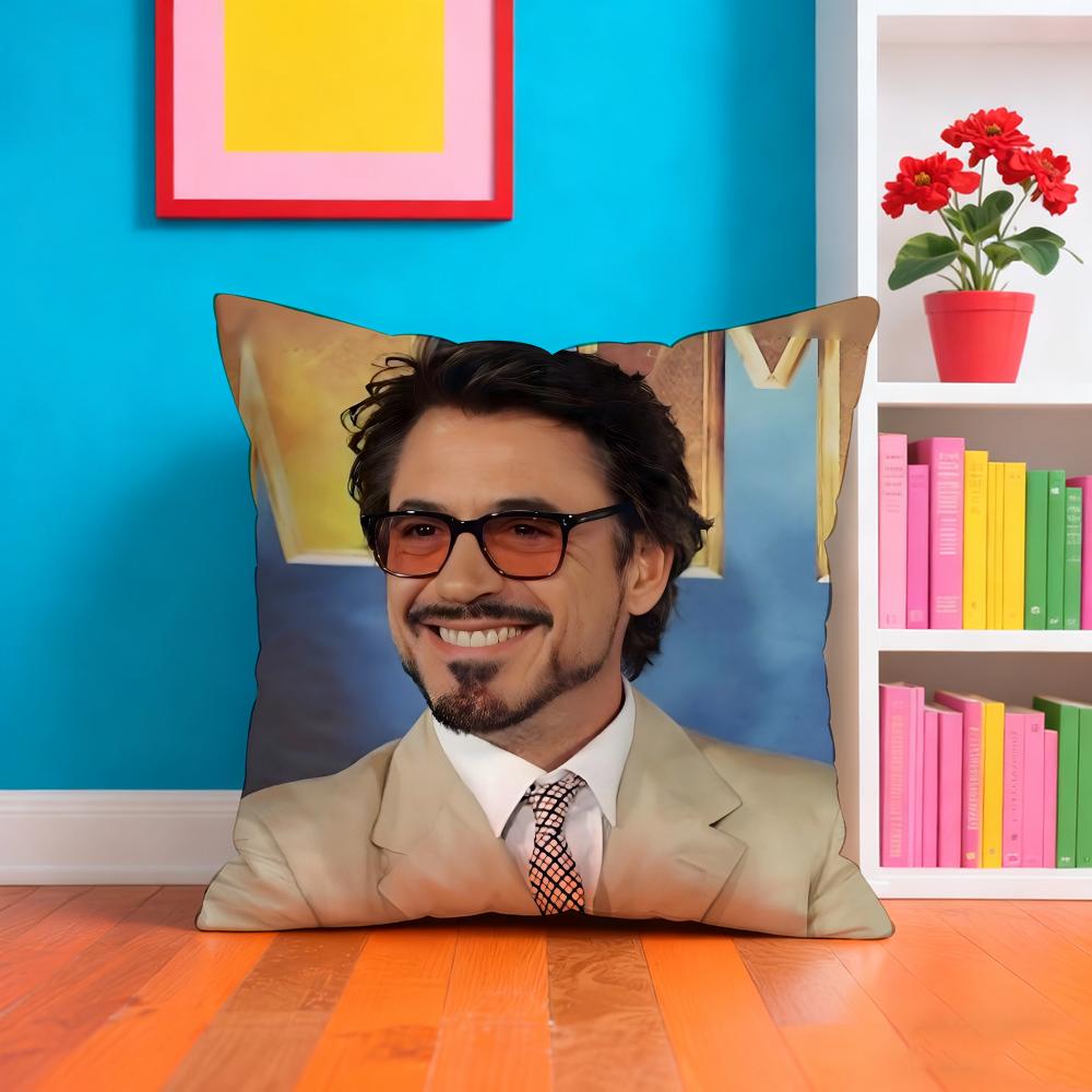 Robert DDowney Jr RAPPER Pillow Case Pillow Case Plush Fabric Soft Double Sided Print Home Sofa High Quality Cushion