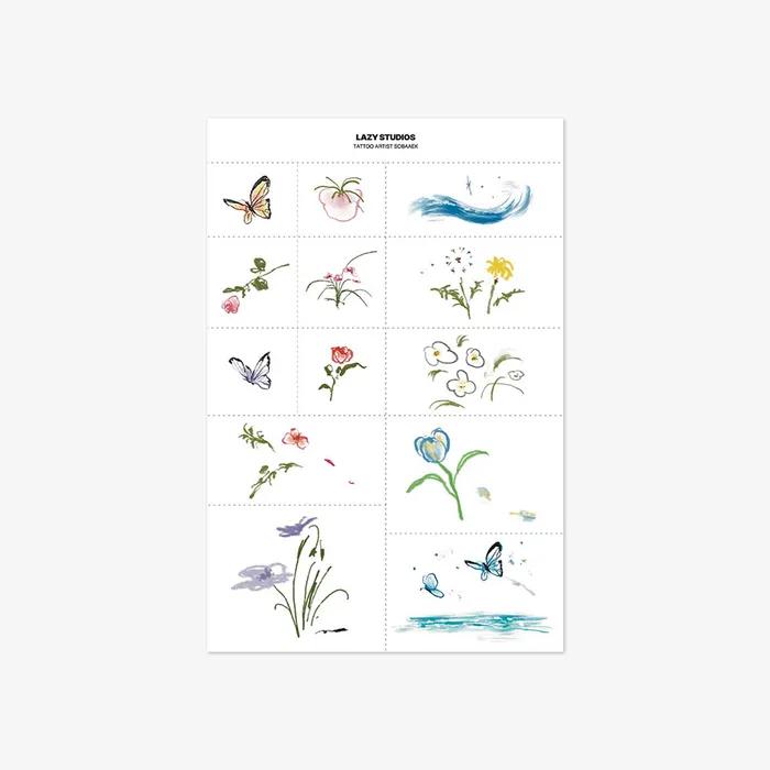 

Тату-мастер Собаек 01 Временная наклейка-тату