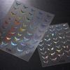 Nail Sticker Golden Plated Stickers Quicksand Golden Moonlight Silvery Laser Decal Nail Decoration Accessories