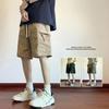 Tide Brand Tooling Shorts Men's Summer Thin Sports Pants Outer Wear Ice Silk All-match Five-point Casual Pants