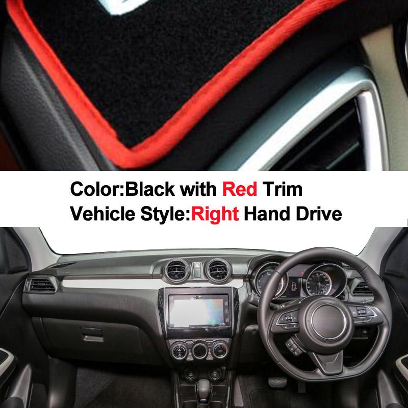 Car Dashboard Cover Dash Mat For Suzuki Swift 2018 2019 Dashmat Pad Carpet Dash Board Sun Shade Automobile Non-slip Car Styling
