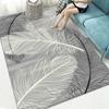 Vintage Printed Carpet Living Room Coffee Table Mat Abstract Feather Full Floor Mat 3D Home Room Bedside Blanket