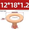 National Standard Red Copper Gasket Seal Ring and Flat Washer M3-M60mm for Marine Instruments