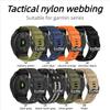 22mm/26mm QuickFit Nylon Strap for Garmin Fenix 8 Pro 8 7X 7 Pro/Tactix 8/Instinct 3 2X/Forerunner 970 965 955/Descent G2/Enduro 3
