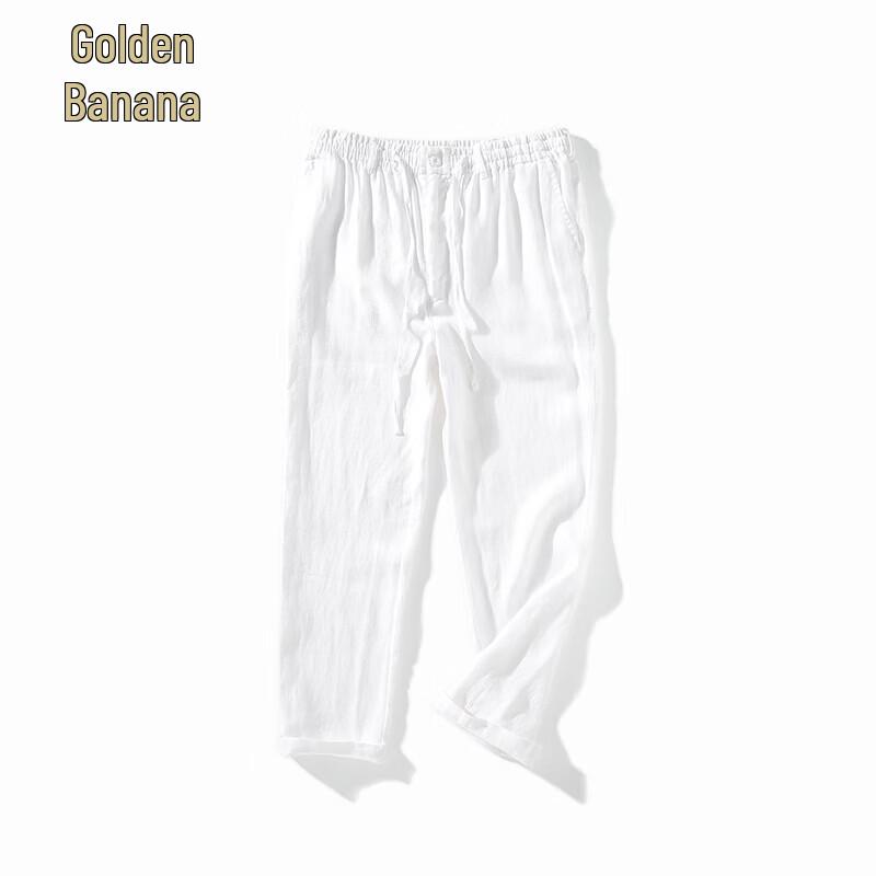 Men's 100% Pure Linen Casual Pants