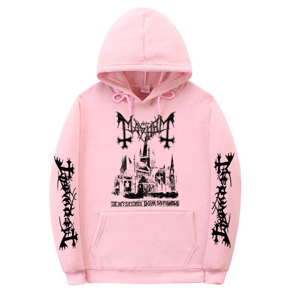 Nowy Mayhem Deathcrush Euronymous Dead Varg Bluza z Kapturem Graficzna Męska Damska Moda Casualowe Luźne Bluzy Męska Bluza Rockowa