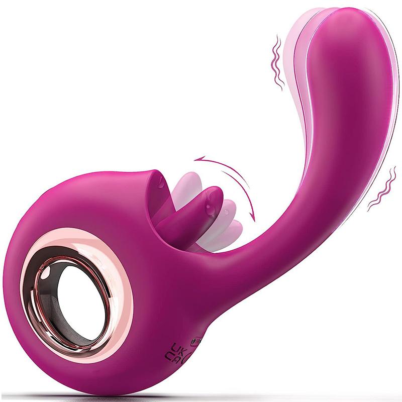 Clitoral Sucking Vibrator 3 In1G Spot Clit Dildo Vibrators Waterproof Rechargeable Clitoris Stimulator with 10 Suction Vibration