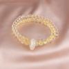 Bracelet Natural Citrine White Crystal Bracelet Pixiu Chinchilla Running Ring Fashion Versatile Douyin Explosion