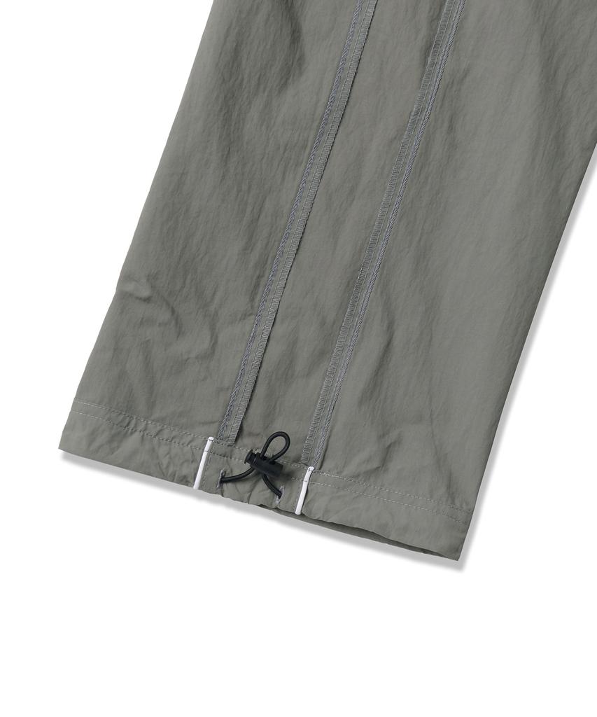 MUSINSA STANDARD Piping Line Wide Track Pants [Gray]