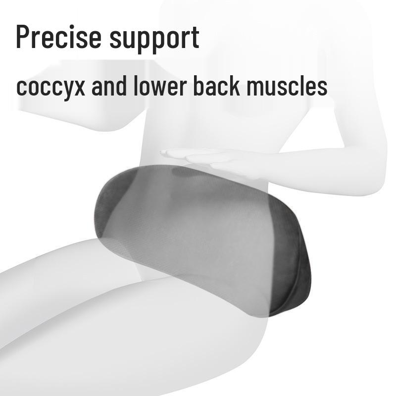 כרית תמיכה מותנית וצווארית לרכב – כרית דקה מקצף זיכרון לתמיכה בגב ובזנב