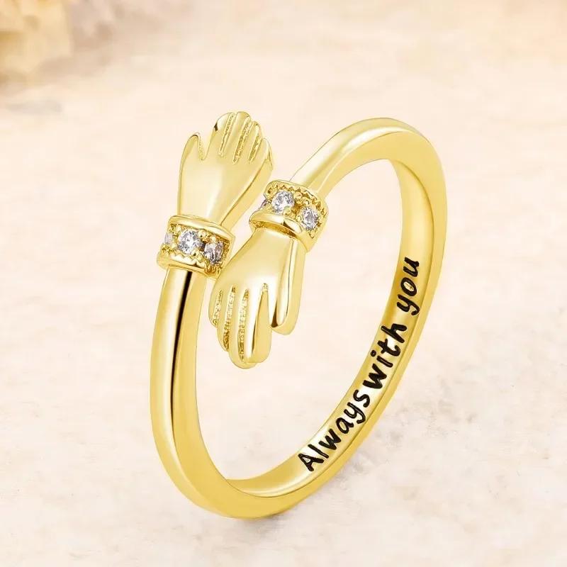 

Регулируемое кольцо с открытым концом для женщин, универсальное, изменяемого размера, шикарное, эффектное украшение для девушек, простой дизайн, аксессуар для пальца resizable