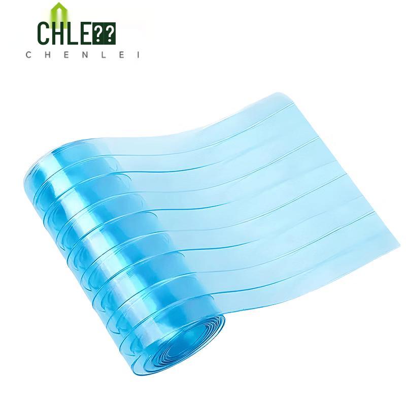 Пластиковая ПВХ штора-занавеска на дверь Chenlei 2.0mm thick 2.2m high синий