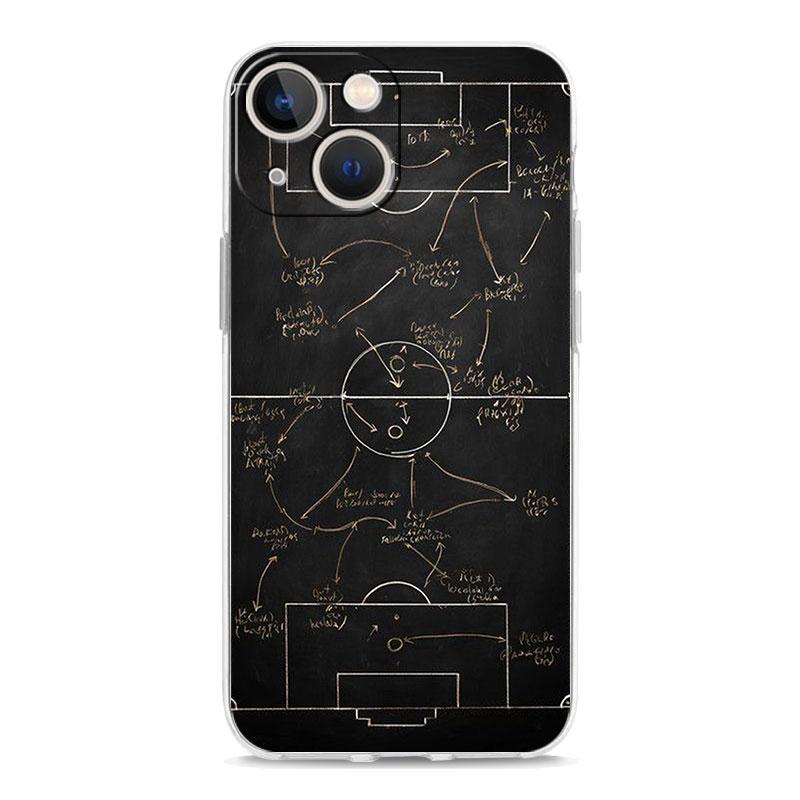 Transparent Phone Case Cover for iPhone 17 16 15 14 13 12 11 Pro Max Plus 17 AIR Soft TPU Bag Football Basketball Tactical Board