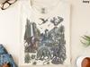 Retro Dragon River Graphic Tee | Vintage Prehistoric Nature Top, Comfort Colors® Dragons Gift Tee