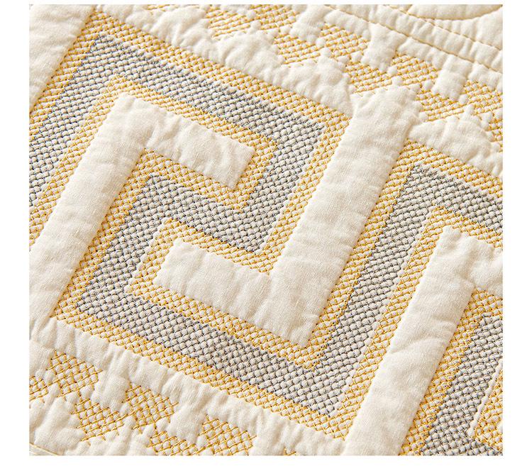 2024 Non-Slip All-Cotton Sofa Cushion Cover for Solid Wood Sofa - Four Seasons Universal Design