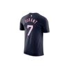 Nike Kevin Durant No. 7 Brooklyn Nets Graphic Crew Neck T-Shirt Men Tops Navy DA7359-419