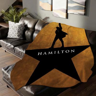 Musical H-Hamilton A-An A-American Blanket For Sofa Office Bed Plane Travel Sleep Read Relax Camping Soft And Warm