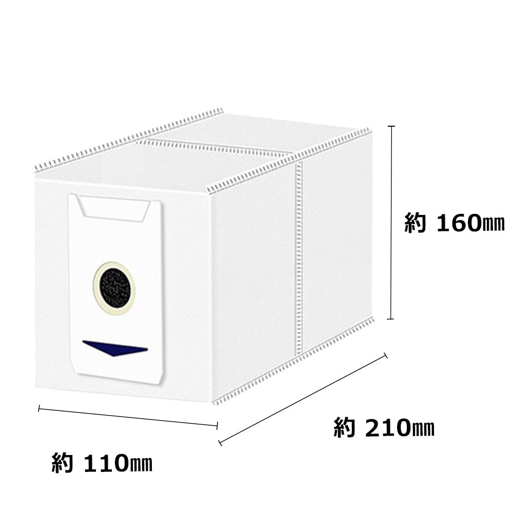 AnshinShop Ecovacs Paper Garbage Bags, 6-Pack, Compatible with DEEBOT T30 OMNI (DDB030031)