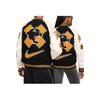 Nike x Patta Running Team Varsity Jacket (Asia Sizing) Black/Yellow/White Unisex Outerwear FJ3107-010