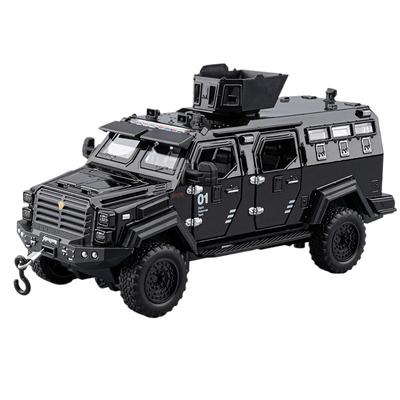 1/32 Ford F-550 Strengthened 4*4 Off Road Special Vehicles Alloy Diecast Model Car Decoration Hobbies Collection Holiday Present