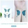 Ruikalong Waterproof Long-Lasting Glitter Butterfly Tattoo Sticker for Children's Makeup