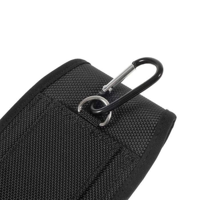 Étui pour Nokia 3310 4G - Housse en Nylon - Noir - Semi-rigide - Fermeture Scratch - Mixte
