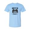 Mom Of The Birthday Gamer Unisex Graphic T Shirt For Adults Short Sleeve Casual