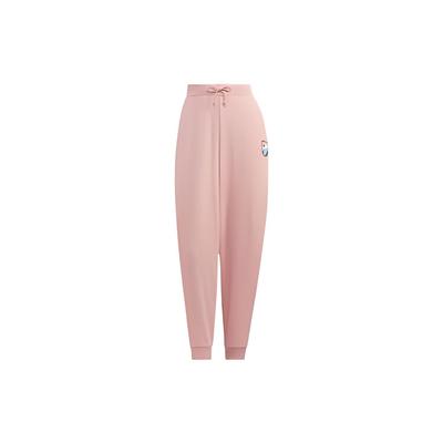Neo Printed Logo Solid Color Sports Long Pants Women Bottoms Purple Pink HE4481