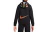 Nike Sweatshirt CNY Collection New Year Edition Fleece Lined Thermal Sports Hooded Pullover Black Kids' DQ9133-010