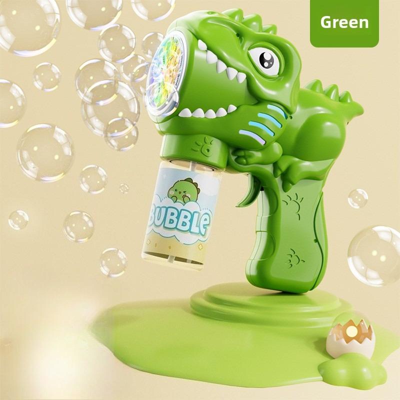 Dinosaur Outdoor Bubble Gun Toy Parent-child Interaction Children's Bubble Toy Game Without Battery Bubble Water