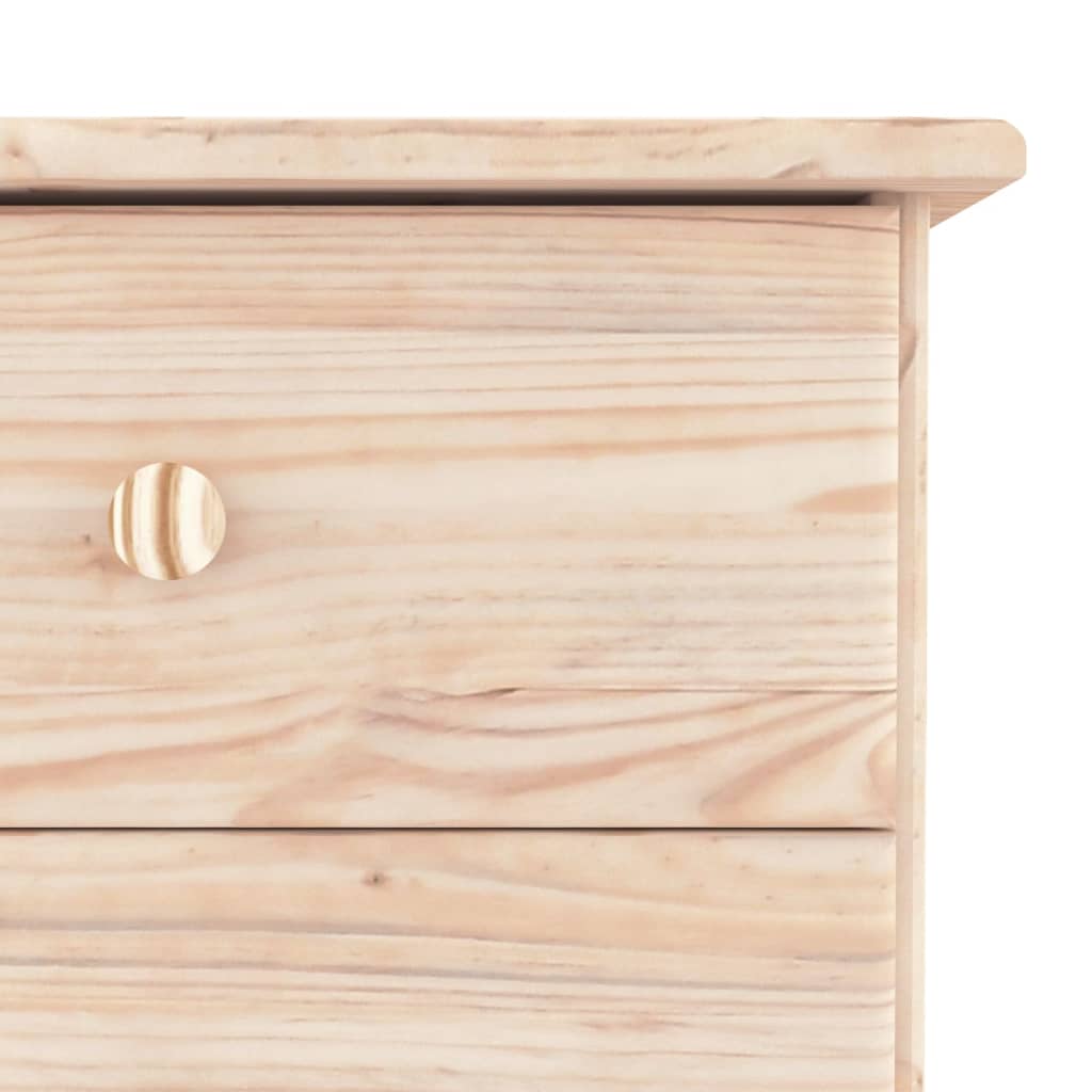 ALTA Kommode 77 x 35 x 73 cm Massives Kiefernholz