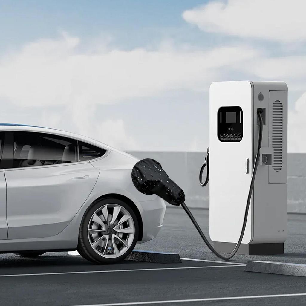 EV Charger Cover PVC Adjustable Electric Vehicle Charging Port Protector for Road Trip Outing Traveling Camping Outdoor