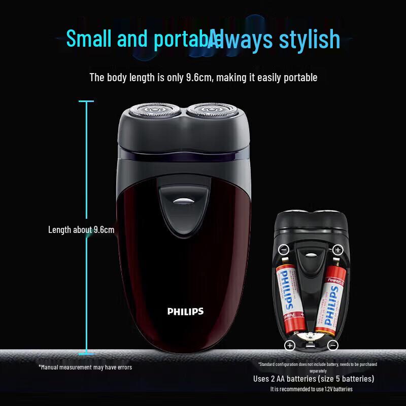 Philips Electric Shaver PQ206/18 CN plug (adapter included)
