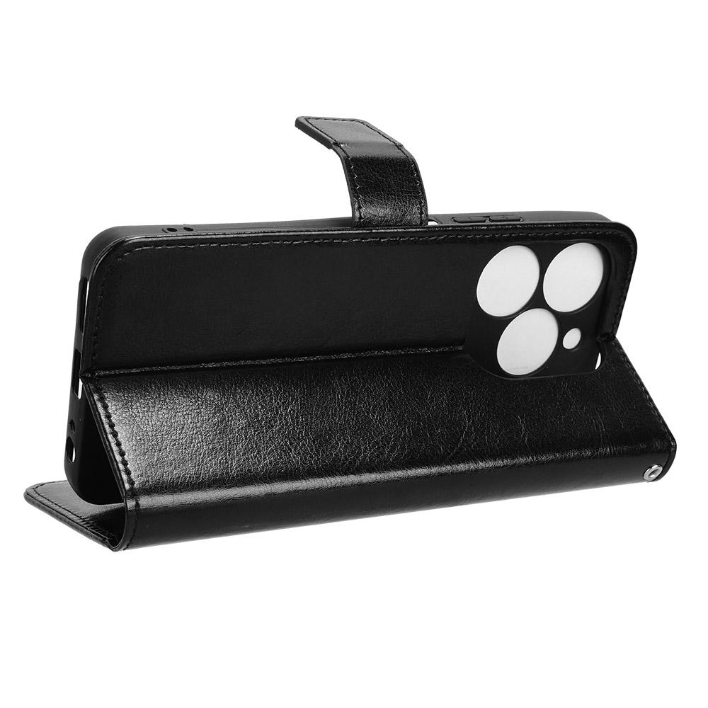 For itel A70 A665L Case Crazy Horse Texture Leather Wallet Stand Magnetic Clasp Mobile Phone Cover