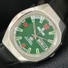 AUTOMATIC VINTAGE RICOH R31 JAPAN MENS GREEN COLOR DIAL WATCH A707700-1