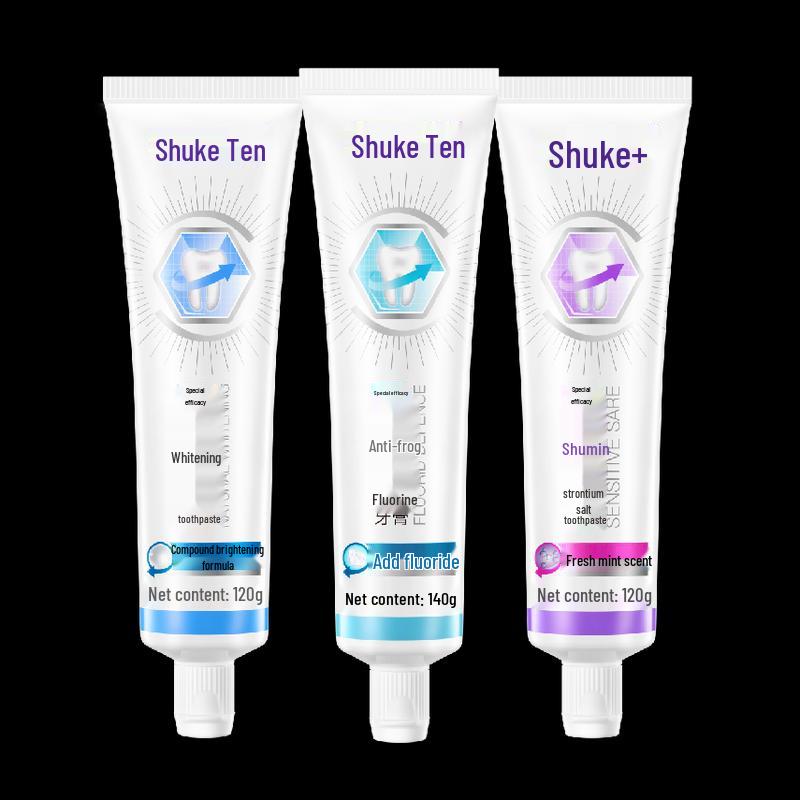 

Shuke Whitening, Anti-cavity & Sensitivity Relief Toothpaste, 3-Pack