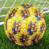 Super Mario Print Size 5 Soccer Ball, Standard Match Football for Sports Game and Team Practice, Ideal Gift for Soccer Fans