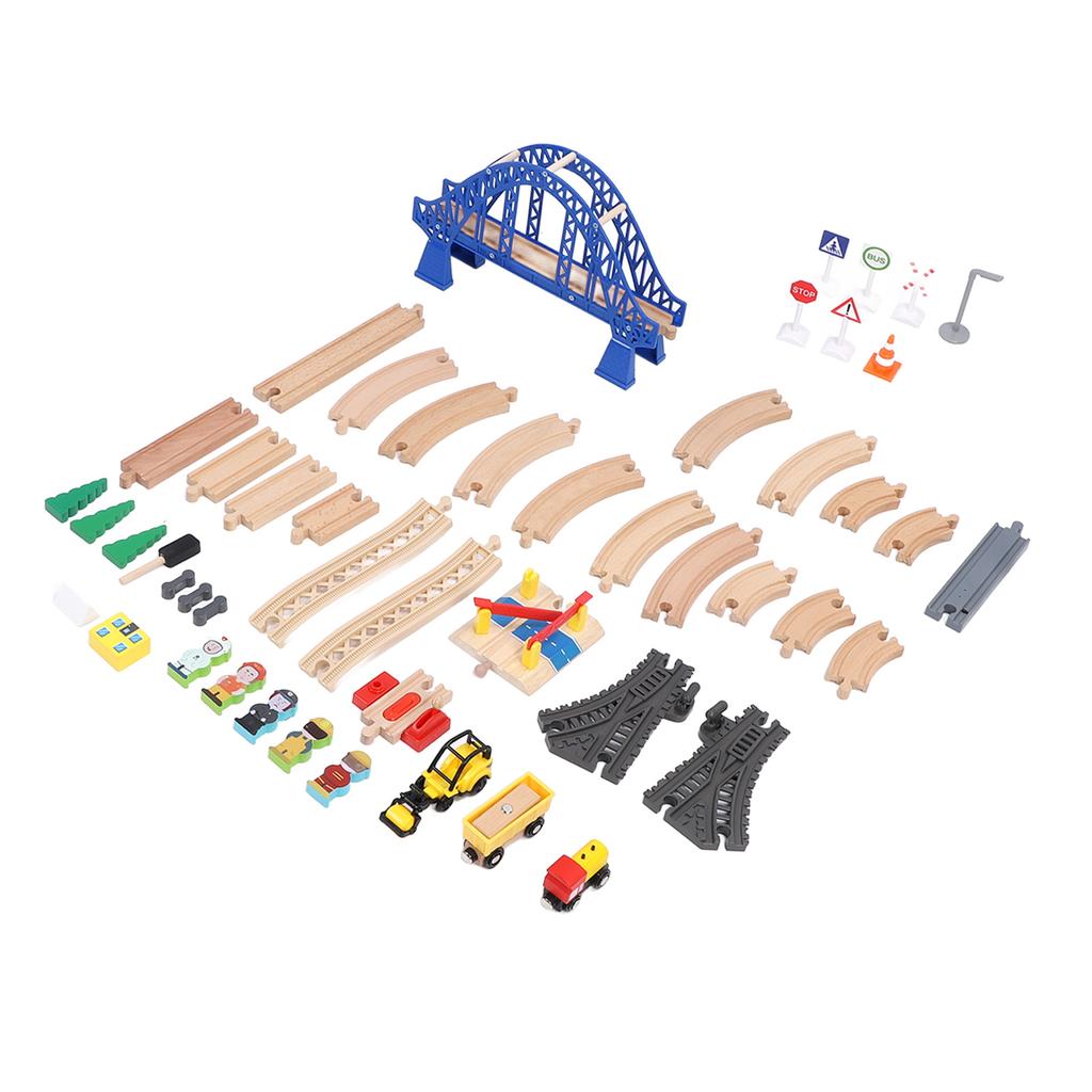 Electric Train Track Toy Set Interactive Educational Reliable Children Train Track Toy for Home
