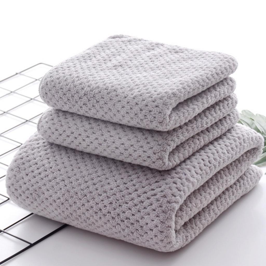 HOMZY High Quality Coral Velvet Bath Towel Soft Quick Absorbent Bath Towel Bathroom Hotel Eco-Friendly Beach Towel for Home