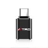 OZMR2 1Pcs USB To Type-C OTG Adapter USB Female Converter Phone Charger For Toyota Fortuner Chr Prius Hiace Verso Yaris Trd Corolla
