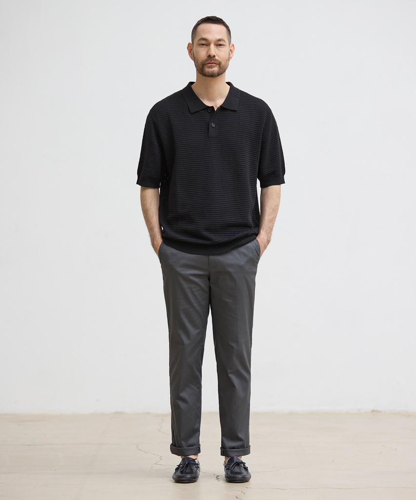 STCO Diems Coolmax Essential Chino Pants_Charcoal (Tapered Fit)_Dpawb02Csc