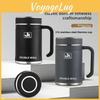 Stainless Steel Travel Mug With Leakproof Lid And Vacuum Insulation For Commuters