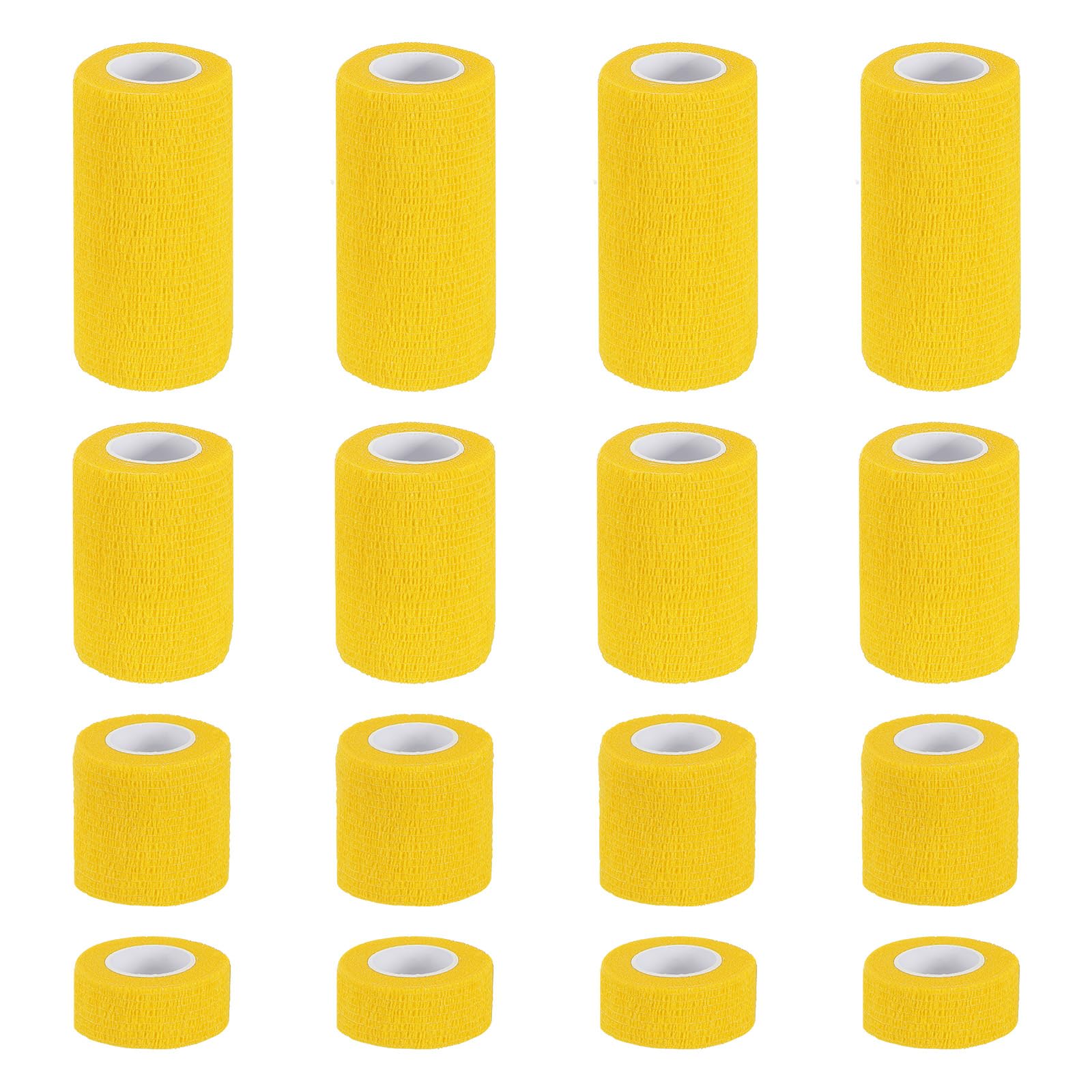 

PATIKIL Бинт 16 5 Обертывание для спорта и активного отдыха Желтый 1 /2 /3 /4 Самоклеящиеся обертывания, количество, ярды, Эластичный, Дышащий, Самоклеящаяся лента,