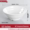 Dirien A8 White Melamine Noodle Bowls