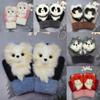 Meier Kids' Winter Plush Gloves - Warm Cartoon Animal Mittens