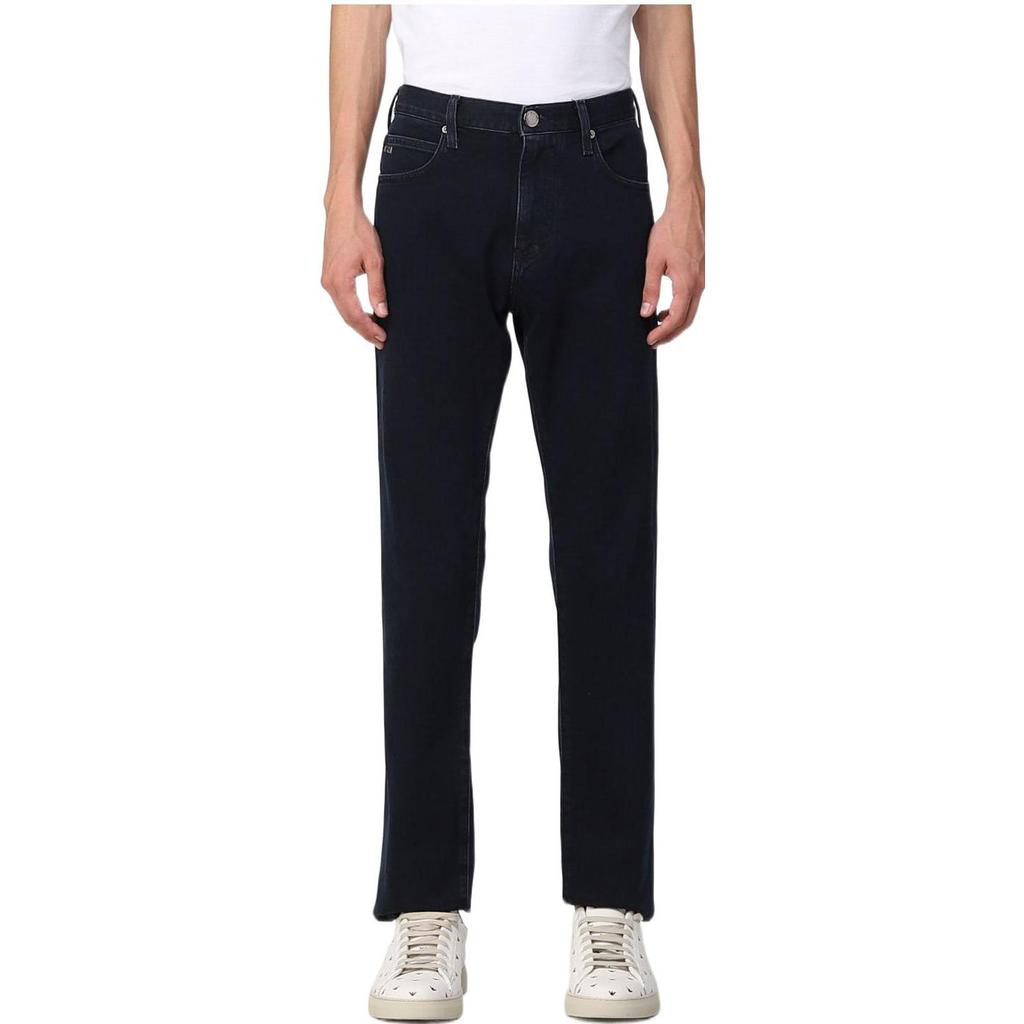Emporio Armani J45 Regular-fit Washed Twill 10.5 oz Comfort-denim Jeans 8N1J45-1G0IZ-0942
