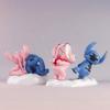 Stitch Angel Anime Cartoon Lilo & Stitch Cute Action Figures Decoration Collectible Decoration GK Model Toys Kids Gift