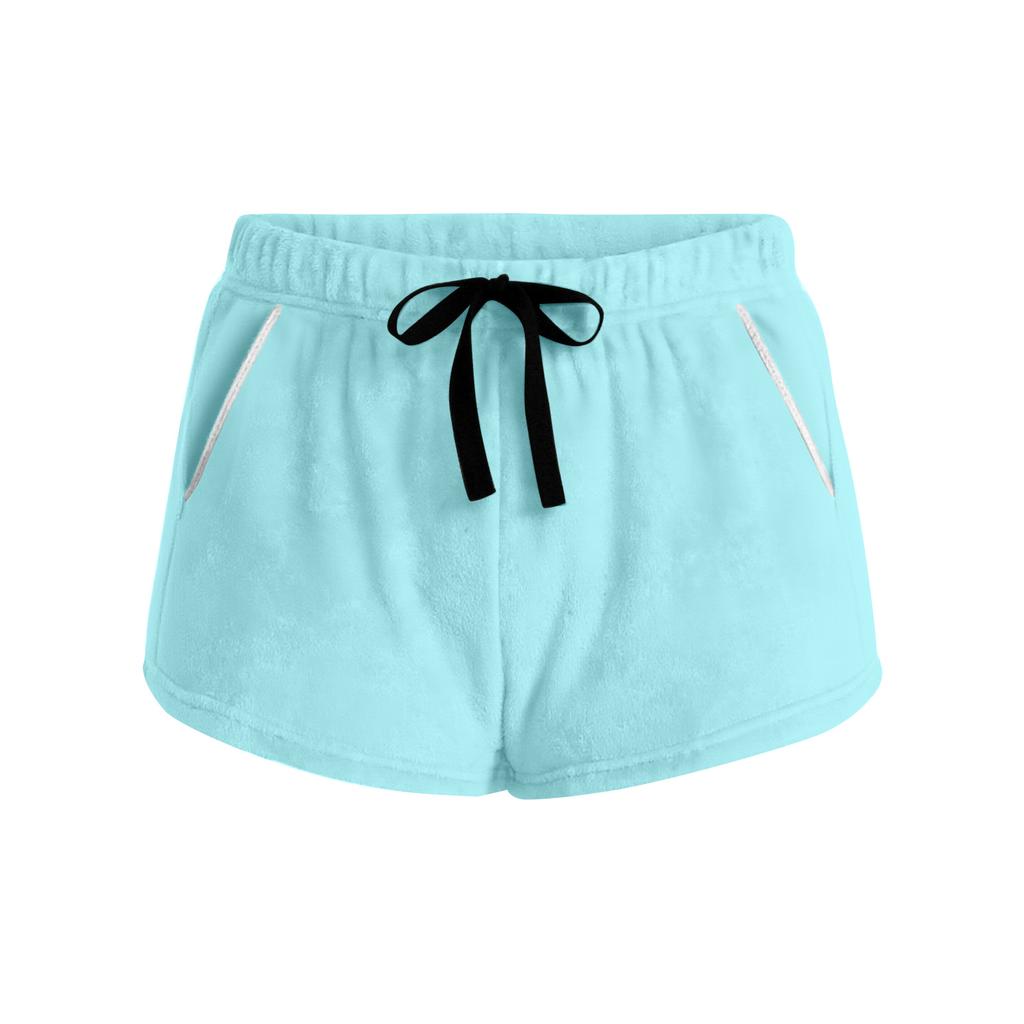 Women's Stretch Shorts Regular Fit Hiking Shorts Casual Sports Shorts Fleece Pants Large Shorts