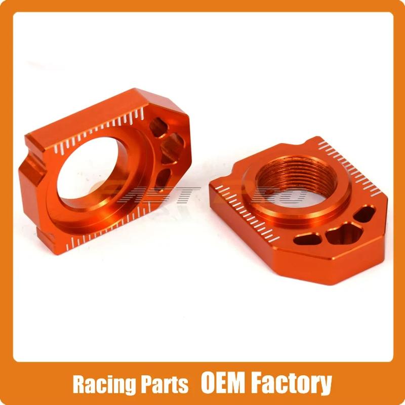 For KTM SX SXF XC XCF 125 150 200 250 300 350 400 450 2013-2022 Motorcycle CNC Rear Chain Adjuster Axle Block